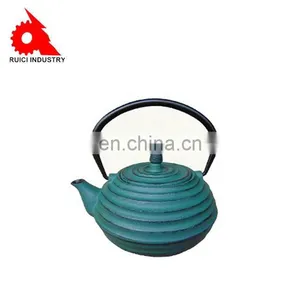 China 1.2 L Cast Iron Teapot Top Quality Chinese Thick Cast Iron Tea Pot With Laser Logo on the Bottom of Teapot thumbnail-5