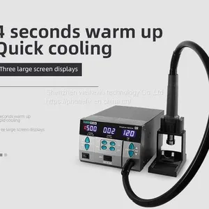 SUGON 8610DX 1000W Hot Air Gun LED Display Lead-Free Rework Station With 5 Nozzle thumbnail-2