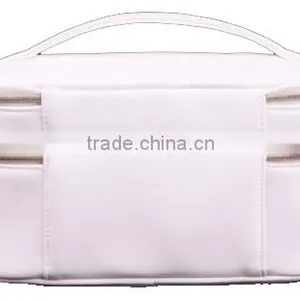 Leather Travel Cosmetic Organizer Makeup Artist Train Case, Leather Beauty Travel Bag Quality Choice thumbnail-3