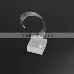 Frosted Acrylic Watch Display Stand Cube Display Stand for Watches RW001 thumbnail-3
