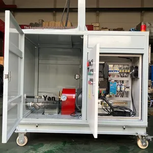 High Pressure Electric Drive Cleaning Equipment Automatic IBC Emulsion Tonnage Barrel Metal Cold Water Cleaning Process New Used thumbnail-3