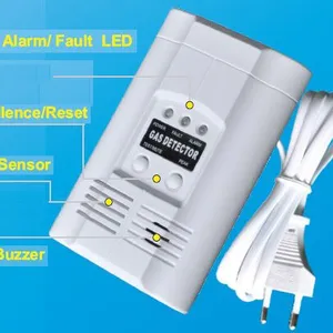 Home Security Combustible Gas Detector With Solenoid Valve Control Kitchen Security Kits thumbnail-2