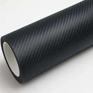 Carbon Fiber 3D Wrap Vinyl Film, 1.5m Width, Various Thickness thumbnail-1