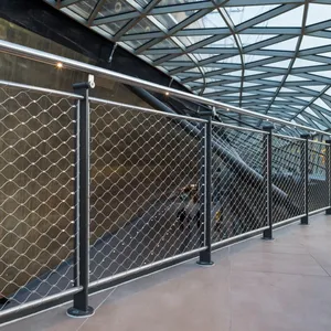 Cargo Net Metal Rope Mesh for Backpack and Bag Protector Ss Wire Rope Mesh Window Safety Protect Mesh Flexible Cable Net thumbnail-5