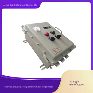 Meirun Cast Aluminum Alloy Explosion-proof Control Box, Special for Flammable and Explosive Environments Such as Petroleum Refining and Chemical Industry thumbnail-5