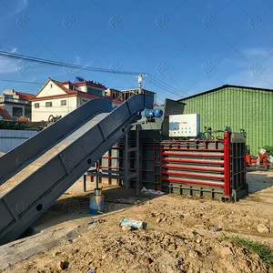 Horizontal Hydraulic Baler Machine With Remote Operation for Waste Paper Plastic Recycling thumbnail-5