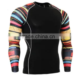 Sublimation Long Sleeve Customized Rash Guards Quality Choice thumbnail-1
