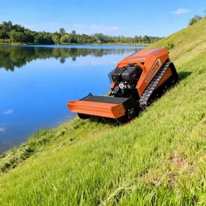 Vigorun Electric Remote Control 4-Stroke Self Propelled Lawn Mower Multi-Function Tool Carrier MTSK800 for Steep Slopes Rough thumbnail-2