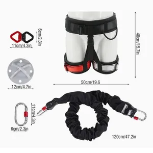 Aerial Yoga Cord Pilates Elastic Suspension Sling Trainer Bungee Pull Rope thumbnail-4