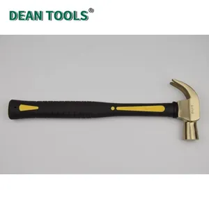 Non-Sparking Beryllium Copper Claw Hammer, 230g Head Weight, 280mm Total Length thumbnail-3
