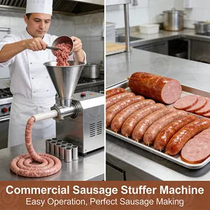 MO-Qdmech Factory Direct Stainless Steel Sausage Filling Machine RL156 Commercial Sausage Stuffer Meat Filler Customizable thumbnail-4