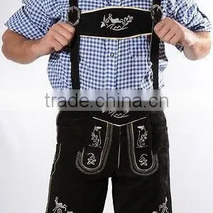 Dirndl Dress & Lederhosen - Traditional Bavarian Kurze Lederhose, Oktoberfest Trachten Wear,german Hose,leather Pants,shorts thumbnail-2