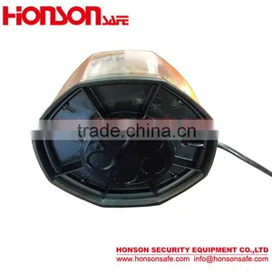 3W LED Circle Waterproof Warning Vehicle Beacons Light With Cigarette Plug HTL-318 thumbnail-2