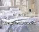 T/C 50/50 40*40/140*90 Sateen Stripe Gery Fabric Ready for 306cm White Color Bedding Fabric thumbnail-1
