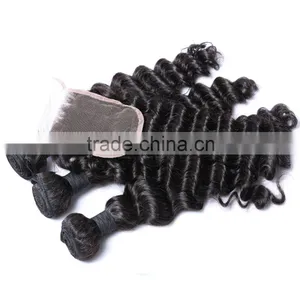 Peruvian Hair Loose Deep Wave She's Happy Virgin Peruvian Deep Wave Hair thumbnail-1
