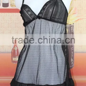 Sexy Transparent Womens Lingerie , Ladies Sleepwear Hot Nightwear Most Popular thumbnail-2