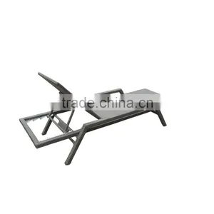 New Model Sofa Bed Outdoor Aluminum Folding Beach Luxury Lounge Chair thumbnail-4