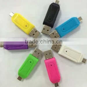 USB OTG Card Reader Universal USB OTG TF/SD Card Reader Phone Extension Headers USB OTG Adapter For Android thumbnail-3