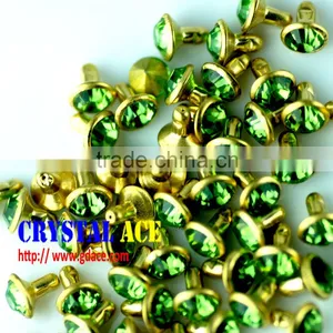 Shining Blind Rhinestone Rivet, Crystal Diamond Rivets Wholesale thumbnail-1