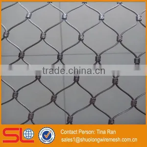 2mm Rope Wire Flexible Stainless Steel Woven Zoo Mesh Fence thumbnail-5