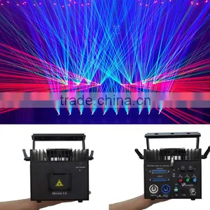 Professional Stage Lights 4w RGB Multi Color MINISTAR4.0 Laser Light 3D Laser Projector thumbnail-1