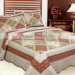 Defferent Color Patchwork Quilt /bed Sheet Set thumbnail-1