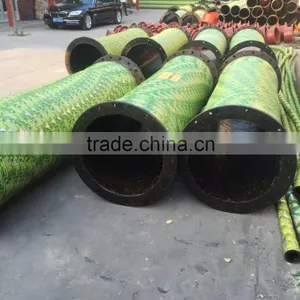 12 Inch Flexible Pump Used Rubber Water Hose With Steel Flanges thumbnail-1