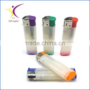 2016 Hot Sale Colored Pusher Electronic Disposable Creamy Lighter thumbnail-1