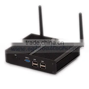 Smallest Fanless Mini PC Intel Celeron N2920 Quad Core Mini PC Office Net Computer Dual USB Port Barebone System Free Shipping thumbnail-6