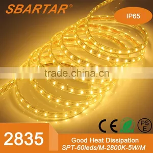 6W Warm White 3000K Led Strip Lighting High Lumen Smd 2835 thumbnail-2
