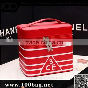 China Make Up Case Cosmetic Case Travel Cosmetic Organizer Makeup Artist Train Case thumbnail-6