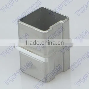Stainless Steel Handrail Tube Connector Straight Connector Square Joiner thumbnail-1