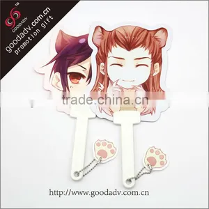 New Products for 2014 Cheap Items to Sell Plastic Hand Fan for Promotional thumbnail-1