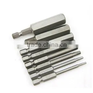 9Pcs 65mm 1/4 Inch Hex Shank Magnetic Hex Head Screwdriver Bits Electric Screwdriver Bits AR-21 thumbnail-3