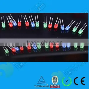 10 Years Factory Top Quality 5mm Oval/strawhat /round All Single Colors Led Diode Price Competitive thumbnail-4