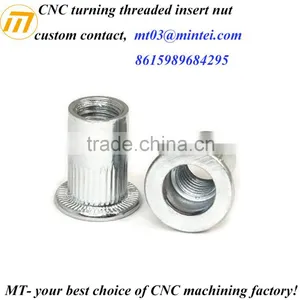 Custom Precision Threaded Aluminum Insert Nuts thumbnail-1