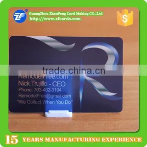 Custom CR80 Transparent Business Card Printed/ Clear Card Factory thumbnail-1