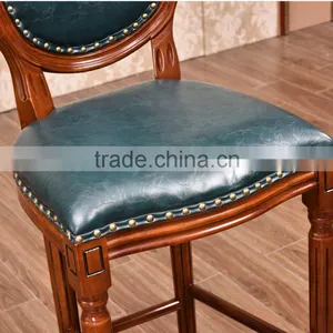 Best Selling Bar Stool High Chair Modern Bar Chair in Wood thumbnail-2