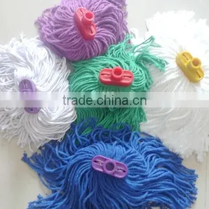 Polyester Mop Head Material and Plastic Pole Material Polyester Cotton End Loop Mop Head thumbnail-2