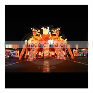 Outdoor Happiness Arch Lighting thumbnail-1