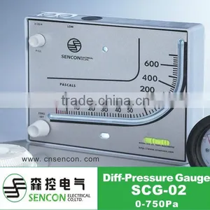 SCG High Quality Low Air Gauge, Differential Pressure Gauge ,Dwyer Differential Pressure Gauge, thumbnail-2