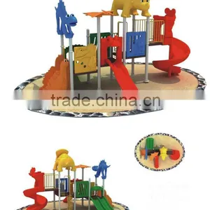 Kid's Outdoor Plastic Playground,amusement Park Equipment Quality Choice thumbnail-1