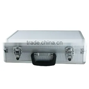 Aluminium Laptop and Test Equipment Silver Flight Case - 450x330x125mm thumbnail-1
