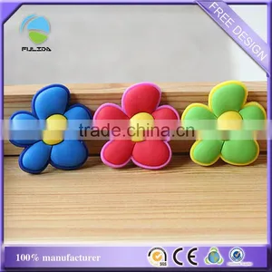 Flowers Florals Shaped Soft Pvc Rubber Souvenir Ornament Fridge Magnet thumbnail-1