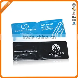 Hot Sale Plastic PVC 2 Fold Card Holder With Clear Pocket thumbnail-1