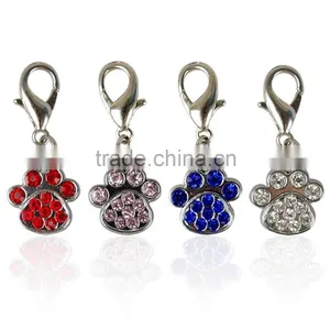 Wholesale Paw Print Charms And Clasp With Pendant thumbnail-1