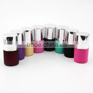 Black Gel Nail Polish Glass Bottle uv thumbnail-2