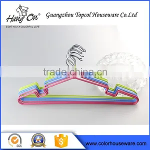 Fashion Custom Hot Selling Pvc Coating Colorful Metal Hanger Quality Choice thumbnail-3