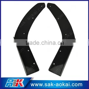 Real Carbon Fiber Universal Using Front Bumper Canard thumbnail-3