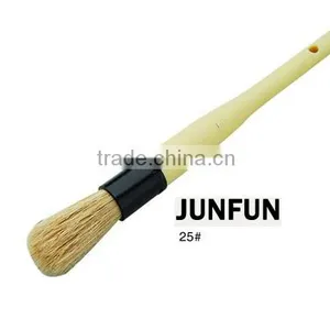 Synthetic Fiber Brush Painting Brush Round Wooden Handle Painting Brush thumbnail-1
